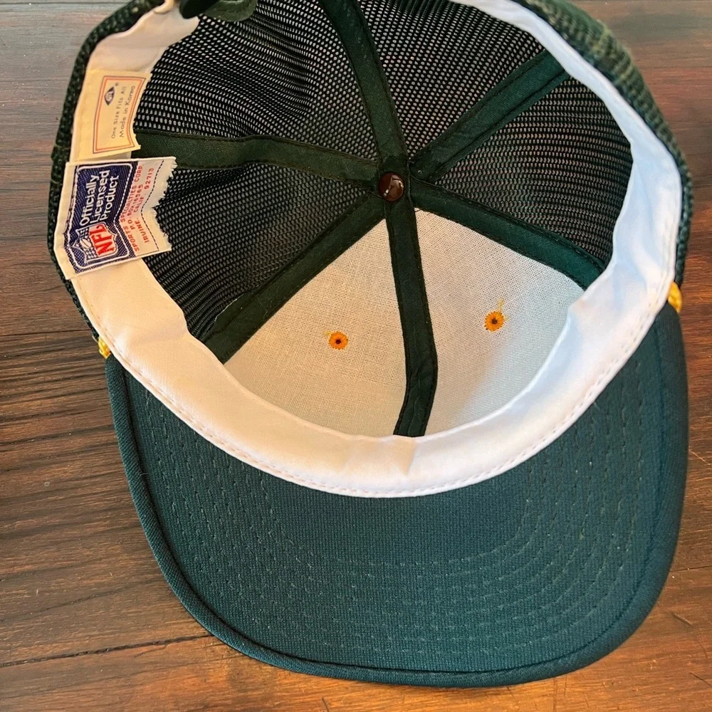 Vintage Green Bay Packers Officially Licensed Snapback Cap Hat NFL 80s EUC